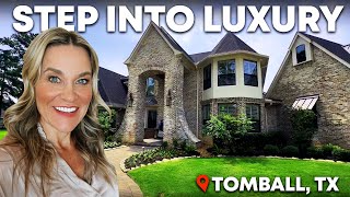 Luxury Mansion Tour in the Heart of Tomball TX  Discover Luxury Living in Tomball  Natasha Tessier [upl. by Olav846]