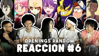 Reaccionando a Openings RANDOM  PARTE 6 [upl. by Guzel377]