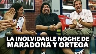 CÓMO FUE EL DÍA QUE MARADONA LLEGÓ POR SORPRESA A TyC SPORTS Y EMOCIONÓ AL BURRITO ORTEGA 🔥⚽ TBT [upl. by Eaned54]