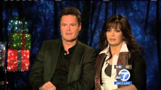 Interview Donny amp Marie on ABC 7 [upl. by Wald]