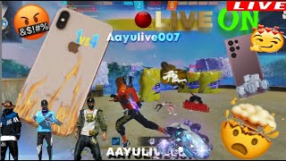 ios Vs Android 🤯Free Fire Live Stream 🔥 [upl. by Ariuqahs]