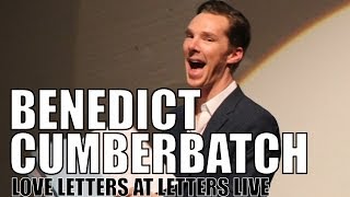 Benedict Cumberbatch reads a love letter at Letters Live [upl. by Suertemed]