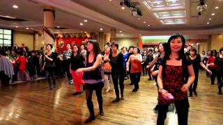 Charleston  Line Dance  2015 Xmas Party [upl. by Lidia]