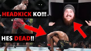 MMA GURU Celebrates Leon Edwards KO Against Usman at UFC 278 Mr Jewru Reupload [upl. by Haskell]