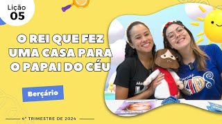 O REI QUE FEZ UMA CASA PARA O PAPAI DO CÉU  História BíblicaInfantil [upl. by Nerty960]