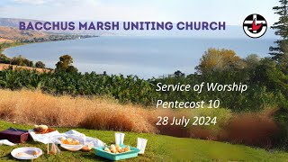 Bacchus Marsh Uniting Church  Sunday 28 July 2024 [upl. by Meta]