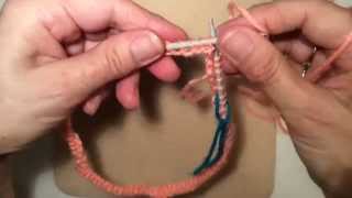 How to do Super Stretchy Slip Knot Cast On  Stretchy cast on for roll brim beanie hat [upl. by Ellegna]