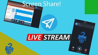 Telegram live stream virtual screen share  kerfesTechnologies How to go live and meet on Telegram [upl. by Lancelle191]