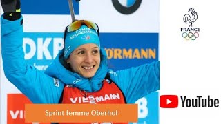 Résumé Sprint Femme  Oberhof 2021 [upl. by Ynnam675]