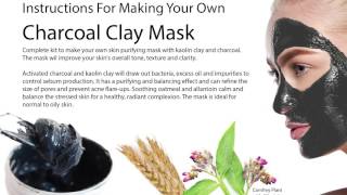 Charcoal Clay Mask Kit  Making Cosmetics DIY Tutorial [upl. by Bran]