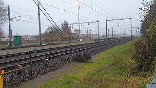 DB 6418 vertrekt van rangeerterrein Onnen met 3 ketelwagons en 4 schootwagons naar Delfzijl [upl. by Seidel]