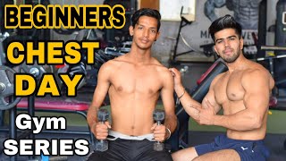 BEGINNERS CHEST WORKOUT WITH COMPLETE GUIDANCE MONDAY CHEST DAY BADRI FITNESS [upl. by Cris284]