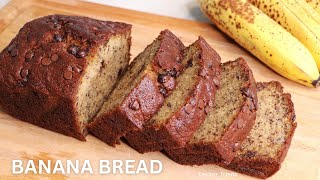 Easy Moist Banana Bread Recipe  No Machine Needed  Banana Cake [upl. by Verney]