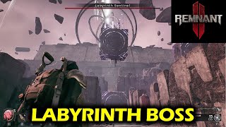 Labyrinth Sentinel Boss Fight Trick  Remnant 2 [upl. by Neffets]