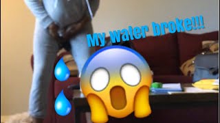 MY WATER BROKE PRANK [upl. by Eldorado364]