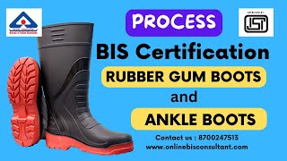 BIS certification rubber gum boots and ankle boots  📞 8700247513  BIS certification safety shoes [upl. by Bria792]