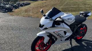 2023 Yamaha YZFR7 Intensity White 1 Owner Mint Condition Sport Bike 9995 [upl. by Adnerol]