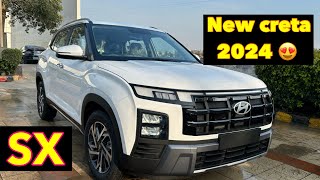 New creta 2024 full detail video ये क्या बना दिया hyundai वालों ने 🥹 [upl. by Opiak]