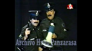 Gerardo Romano CIRCO ROMANO 1997 con Manuel Vicente quotLos Policíasquot [upl. by Ihteerp]