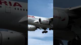 Iberia A350900 smooth approach  Reg ECNDR [upl. by Alihs]