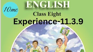 Class 8 English BD Experience1139  New Book 2024  New Curriculum 2024 [upl. by Monaco]