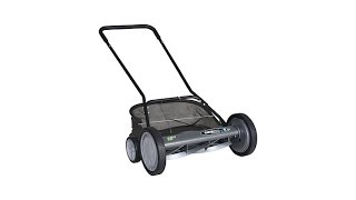 EARTHWISE 18quot Reel Mower with Removable Grass Catcher [upl. by Levi]