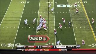 Patriots CB No 15 Alfonzo Dennard vs Wisconsin and Ohio State 2011 [upl. by Ydnal]