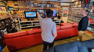 Garage converted into ULTIMATE GAMERS PARADISE Game Room Tour [upl. by Johm]