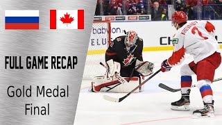 Canada vs Russia Gold Medal Highlights  January 5th WJC 2020 [upl. by Jessie339]