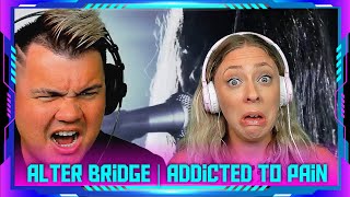 Millennials Reaction to Alter Bridge  Addicted To Pain OFFICIAL  THE WOLF HUNTERZ Jon and Dolly [upl. by Moscow]