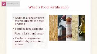 Food Fortification to Mitigate Hidden Hunger  Julio Guimaraes [upl. by Euqinemod42]