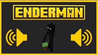 🟨 ALL EFFECTS SOUNDS OF THE ENDERMAN  Minecraft Bedrock amp Java 🟨 [upl. by Aynik]