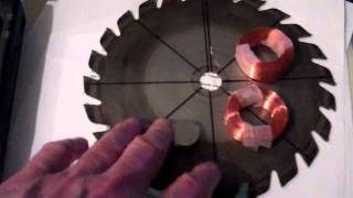 Small 6 coil 8 magnet 3 phase axial flux alternator project Part 1 mp4 [upl. by Yecrad]