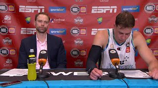 Petteri Koponen and Sam Mennenga press conference vs Cairns Taipans  Round 9 NBL25 [upl. by Perr269]