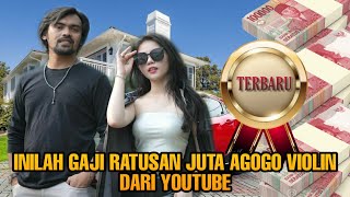 TERBARU 🔴 PENGHASILAN AGOGO VIOLIN DARI YOUTUBE [upl. by Adeirf965]