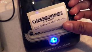 Dymo 450 Labelwriter Printer Unboxing FBA Barcode Printing Demo [upl. by Ikciv887]