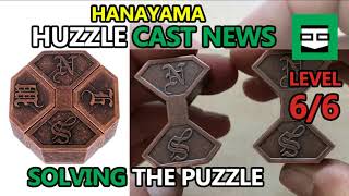 Solving the puzzle Hanayama CAST NEWS  The most difficult puzzle Huzzle LEVEL 66 Solution [upl. by Eniotna375]