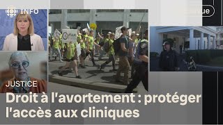 Des militants antiavortement veulent pouvoir manifester près des cliniques  Isabelle Richer [upl. by Areem]