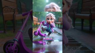 🚴‍♀️ Elsa’s Scooter Adventure A Fall and a Comeback ❤️🛴 elsa frozen annaelsa anna [upl. by Artinek]