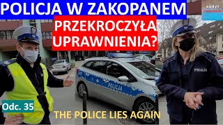 Przekroczenie uprawnień przez policję która kłamie Oceń sam absurdalny powód legitymowania 35 [upl. by Rizas]