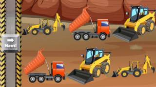 👷Construction Vehicles Puzzle Games🚧 Digger Games for Kids Toddlers by romeLab [upl. by Liddle]