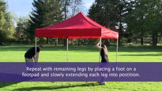 How to setup an instant canopy pop up tent [upl. by Hiltan951]