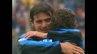 Stagione 20042005  Gol di Mihajlovic su punizione  Inter vs Brescia 10 [upl. by Sansen]