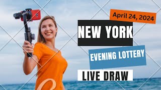 New York Evening Lottery Results  April 24 2024  Numbers  Win 4  Take 5  NY Lotto  Powerball [upl. by Morocco503]