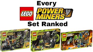 Every LEGO Power Miners 20092010 Set Ranked [upl. by Howarth]