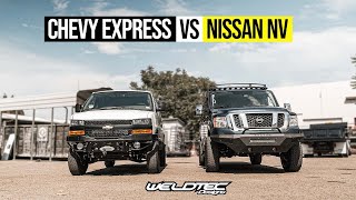 Chevy Express Van Vs Nissan NV [upl. by Islaen]