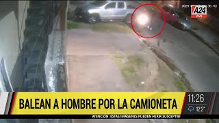 🚨 INSEGURIDAD EN EL CONURBANO BALEARON A UN HOMBRE EN EL PECHO POR LA CAMIONETA [upl. by Tomasz]