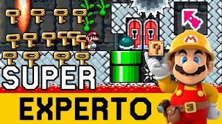 Nivel Alemán que Sorprendió entre Bazofias Japonesas SUPER EXPERTO NO SKIP  Super Mario Maker [upl. by Lacy]