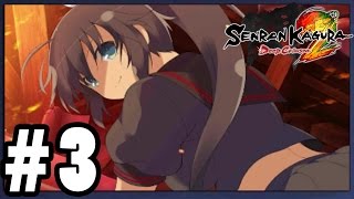 Senran Kagura 2 Deep Crimson  Gameplay Walkthrough Part 3  3DS [upl. by Aihselef]