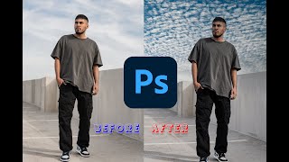 how to change sky in photoshop 2023 [upl. by Nohcim508]